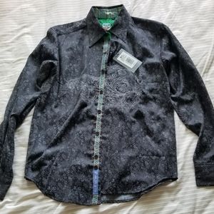 Robert Graham Small S Shirt Long Sleeve New with tags